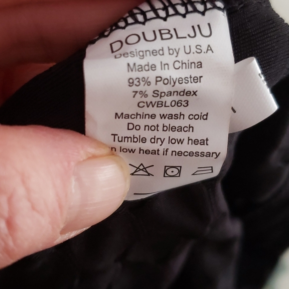 Doubleju high waisted textured leggings 3XL - Picture 5 of 6